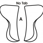 Abb. A Schematische Darstellung des Standard-Kissenkanals ohne Laschen (Tabs)