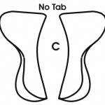 Abb. C Schematische Darstellung des Extraweiten-Kissenkanals ohne Laschen (Tabs)